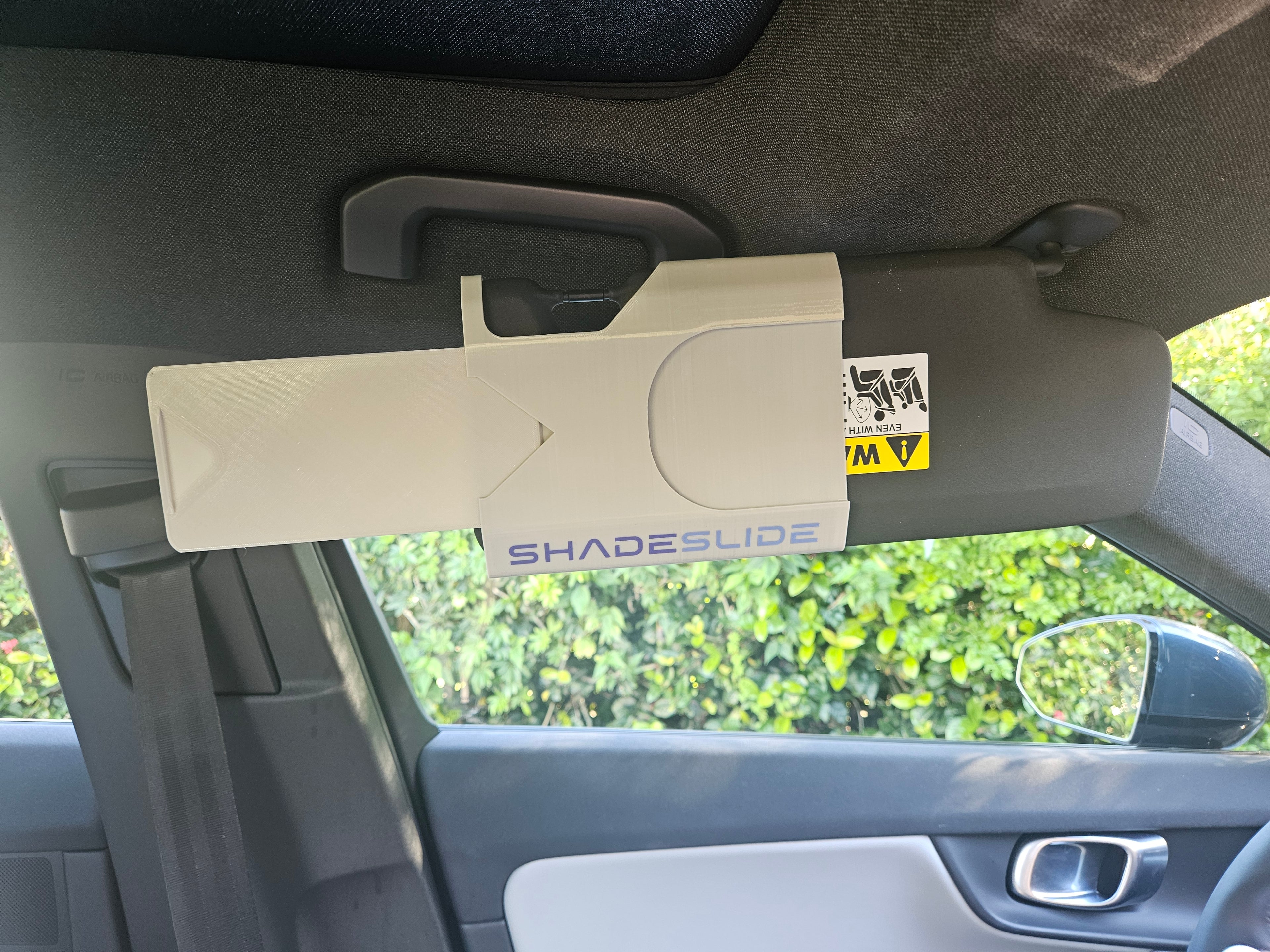 Volvo XC40 Custom Sun Visor Extension